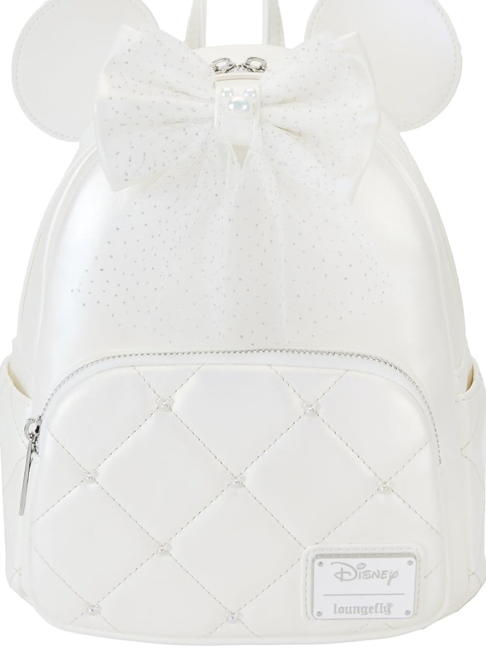Loungefly Disney Minnie Mouse Iridescent Wedding Mini Backpack